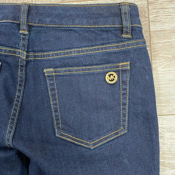 NWT Michael Michael Kors Skinny Denim Jeans Overdyed Indigo 2 - Picture 16 of 16